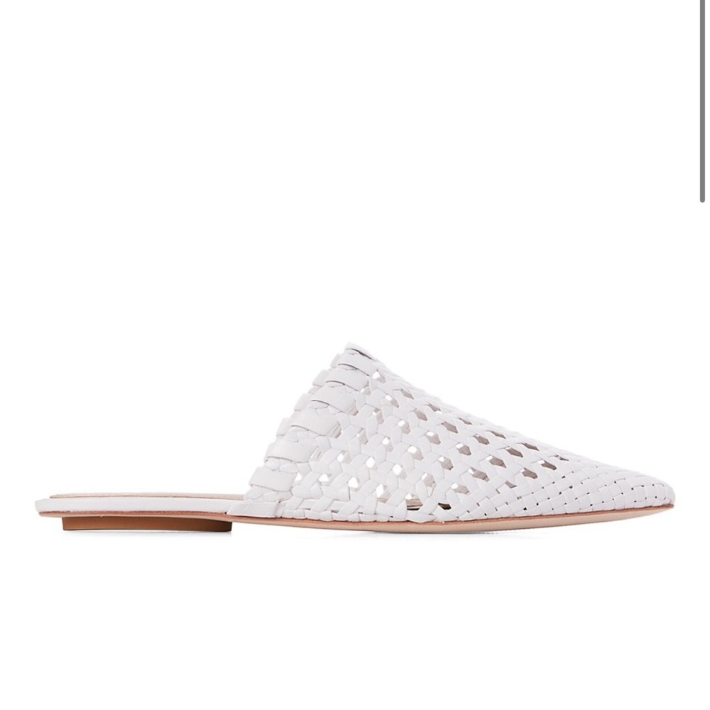 PAIGE Alana woven leather mule